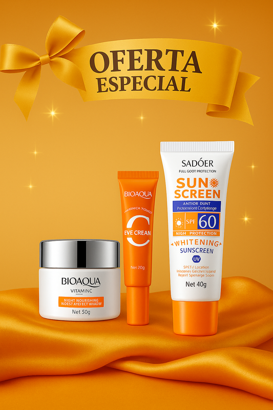 KIT FACIAL DE PROTECCIÓN, HIDRATACIÓN Y LUMINOSIDAD